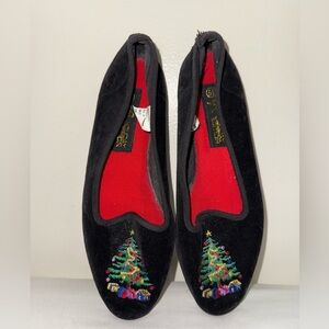Vintage basic editions Christmas ballet flat size 5.5
